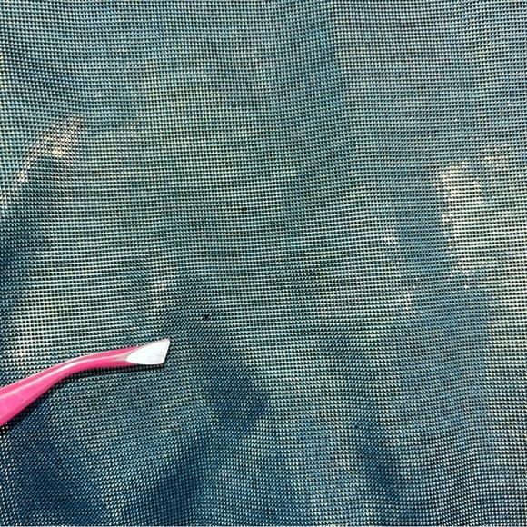 Basil & Maude Iridescent Green Blue Sequin Mermaid Beaded Skirt Sz 2 A Line - Picture 15 of 16